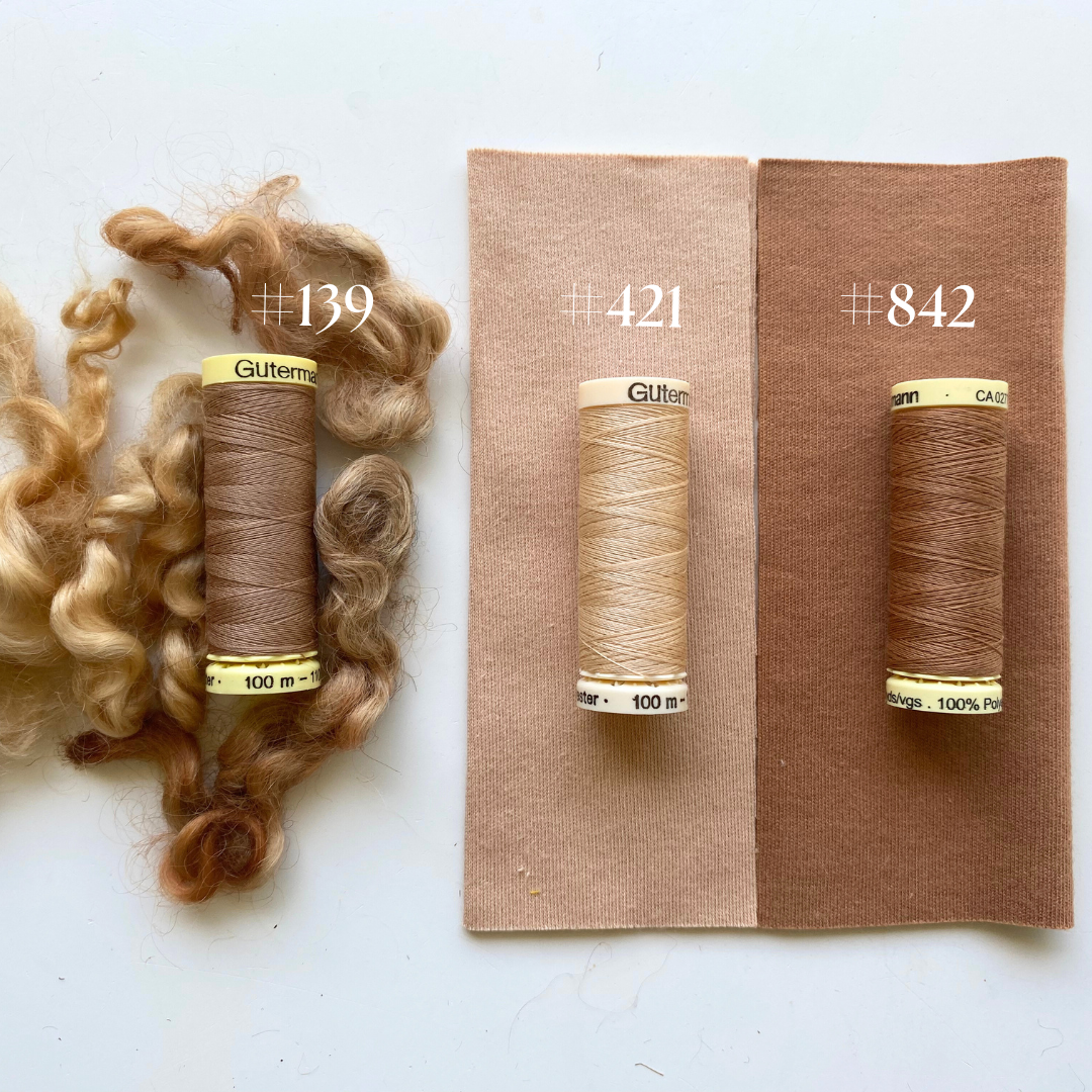 Gutterman Polyester Thread for Doll Making 100m